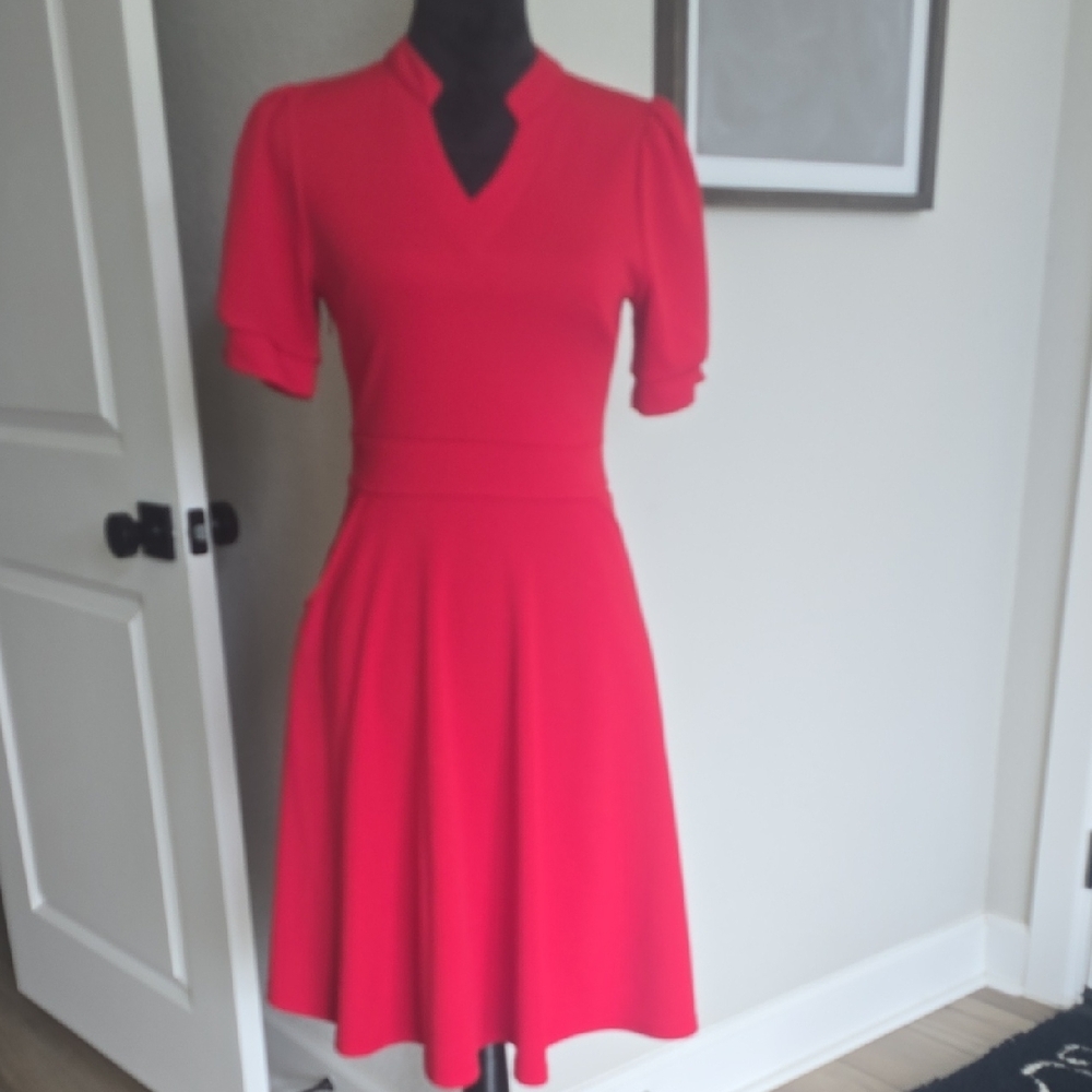 Elegant Red Women's Dress